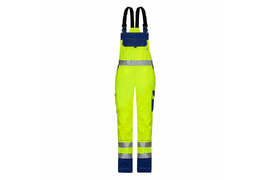 LIGHTING + Dungarees with knee pad pocket and reflective tapes