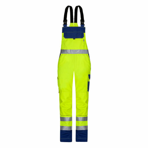 LIGHTING + Dungarees with knee pad pocket and reflective tapes